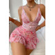 Lal Fashion Pembe Derin Dekolteli Gecelik 15564