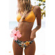 lal fashion Baskılı Üstü Sarı Bikini Takım Çok Renkli lal fashion Baskılı Üstü Sarı Bikini Takım Çok Renkli