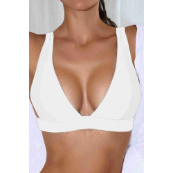 lal fashion Bikini Üstü Beyaz