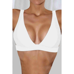lal fashion Bikini Üstü Beyaz