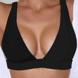 lal fashion Bikini Üstü Siyah