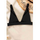 lal fashion Bikini Üstü Siyah