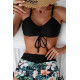 lal fashion Büzgü Ayarlı Bikini Üstü Siyah lal fashion Büzgü Ayarlı Bikini Üstü Siyah