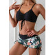 lal fashion Büzgü Ayarlı Bikini Üstü Siyah lal fashion Büzgü Ayarlı Bikini Üstü Siyah