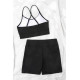lal fashion Deniz Şortlu Sırtı Çapraz Tankini Bikini Takım Siyah lal fashion Deniz Şortlu Sırtı Çapraz Tankini Bikini Takım Siyah