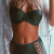 lal fashion Haki Yeşil Bikini Üstü