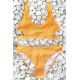 lal fashion Özel Kumaş Bikini Üstü Sarı