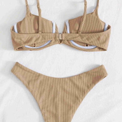 lal fashion Şık Bikini Altı Bej