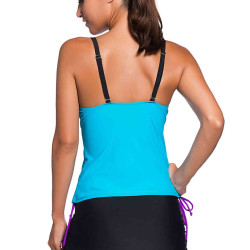 lal fashion Renkli Tankini Etekli Bikini Takım lal fashion Renkli Tankini Etekli Bikini Takım