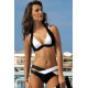 lal fashion Siyah Beyaz Özel Tasarım Bikini Takım