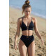 lal fashion Siyah Yüksel Bel Bikini Altı Siyah