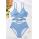 lal fashion V Kesim Bikini Altı Mavi