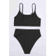 lal fashion Yüksek Bel Özel Kumaş BiKini Altı Siyah lal fashion Yüksek Bel Özel Kumaş BiKini Altı Siyah