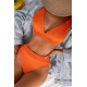 lal fashion Şık Bikini Üstü Turuncu