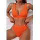 lal fashion Şık Bikini Üstü Turuncu
