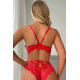 lal fashion Bacak Aksesuarlı Sütyen Külot Takım Kırmızı lal fashion Bacak Aksesuarlı Sütyen Külot Takım Kırmızı