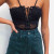 lal fashion Dantel İşlemeli Siyah  Body Gecelik