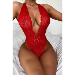 lal fashion Seksi Body İç Giyim Kırmızı