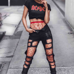 lal fashion Fileli Çorap Kırmızı