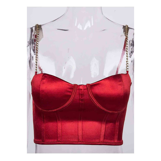 lal fashion Büstiyer Kırmızı