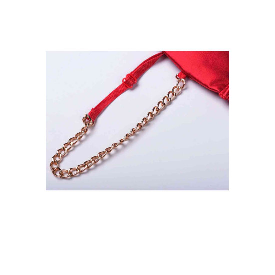 lal fashion Büstiyer Kırmızı