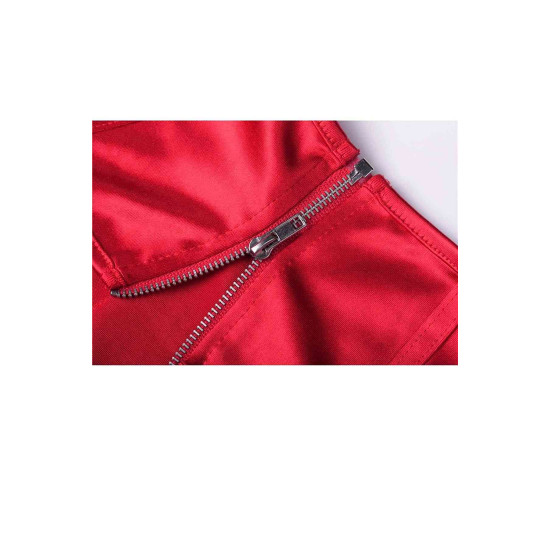 lal fashion Büstiyer Kırmızı