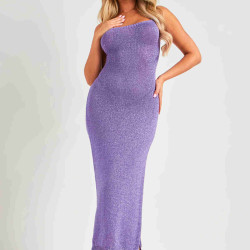 lal fashion Sırt Dekolteli Bağlamalı Vücuda Oturan Diz Altı Örme Elbise Mor lal fashion Sırt Dekolteli Bağlamalı Vücuda Oturan Diz Altı Örme Elbise Mor